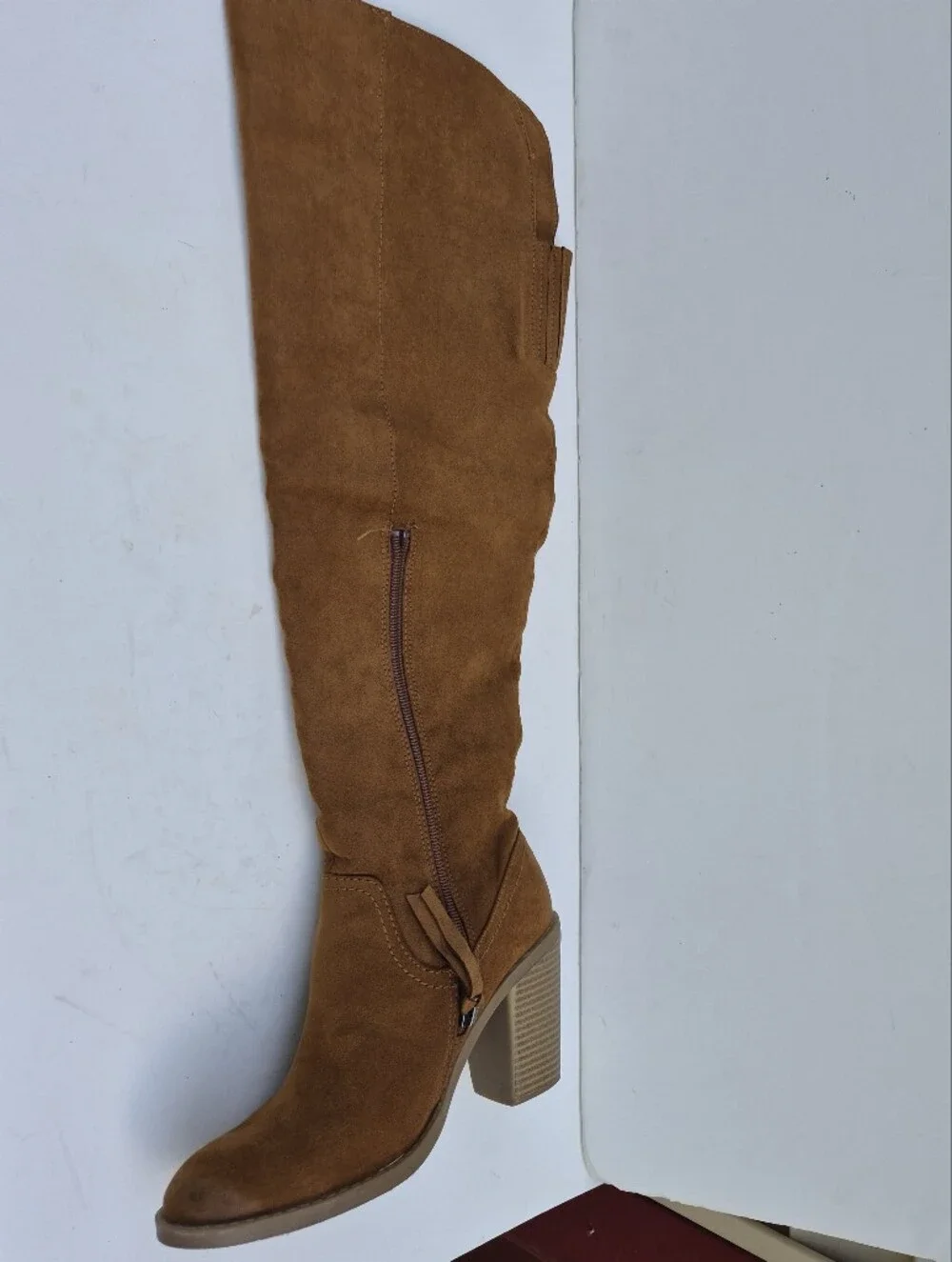 Dolce Vita Over-the-Knee Slouch Boot in Cognac Brown